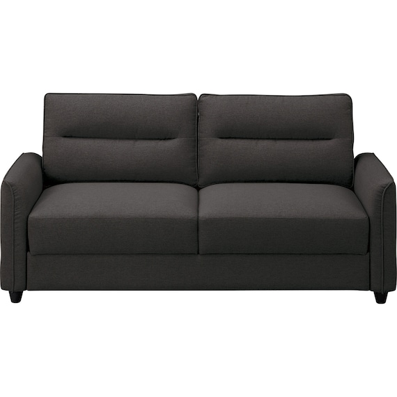 3人掛け収納付きソファ 布張りタイプ (BV01 DGY) 2枚目画像