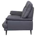 3人掛けソファ 本革(一部合成皮革)タイプ (SL01 GY) 3枚目画像