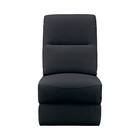 【KK6133専用】傷・汚れに強い テーブルにもなるアームレスソファ 合皮タイプ (KK6133 Nシールド BK) 3枚目画像