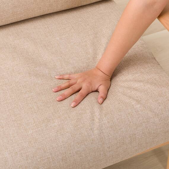 傷・汚れに強い 2人掛けソファ 布張りタイプ (NコレクションS1 NSF NA/BE) 11枚目画像