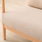 傷・汚れに強い 2人掛けソファ 布張りタイプ (NコレクションS1 NSF NA/BE) 12枚目画像