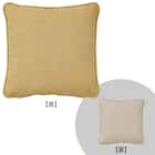 フェザークッション(50x50 AQ-YE/BE) 1枚目画像