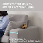 3人掛けカスタマイズソファ 布張りタイプ (MS02 ふつう ワイド肘 標準タイプ/木製脚MBR YGR) 3枚目画像