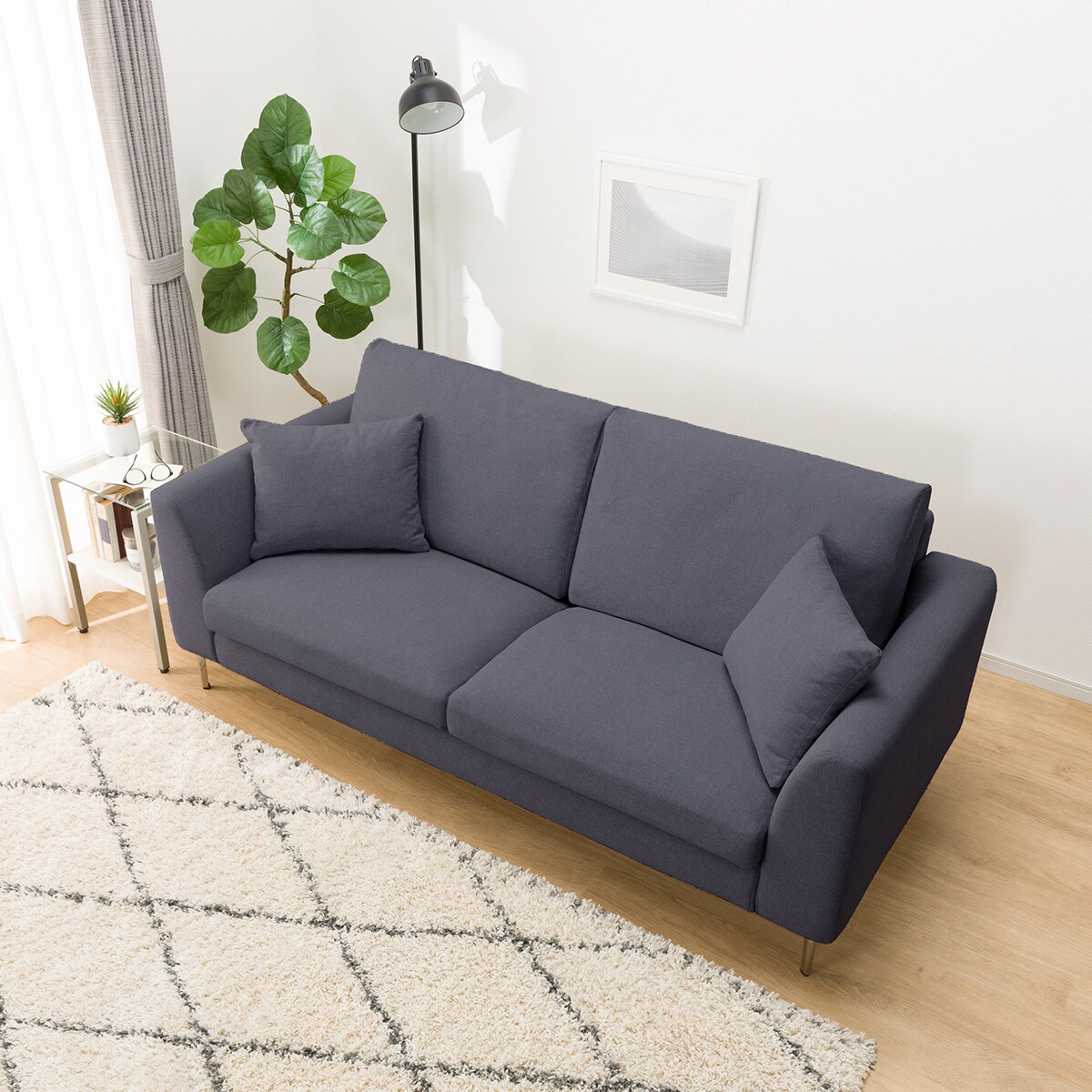 【もんまり侍】【8月末まで】NITORI　ニトリ　三人掛けソファ もんまり侍】【8月末まで】NITORI ニトリ 三人掛けソファ もんまり侍様