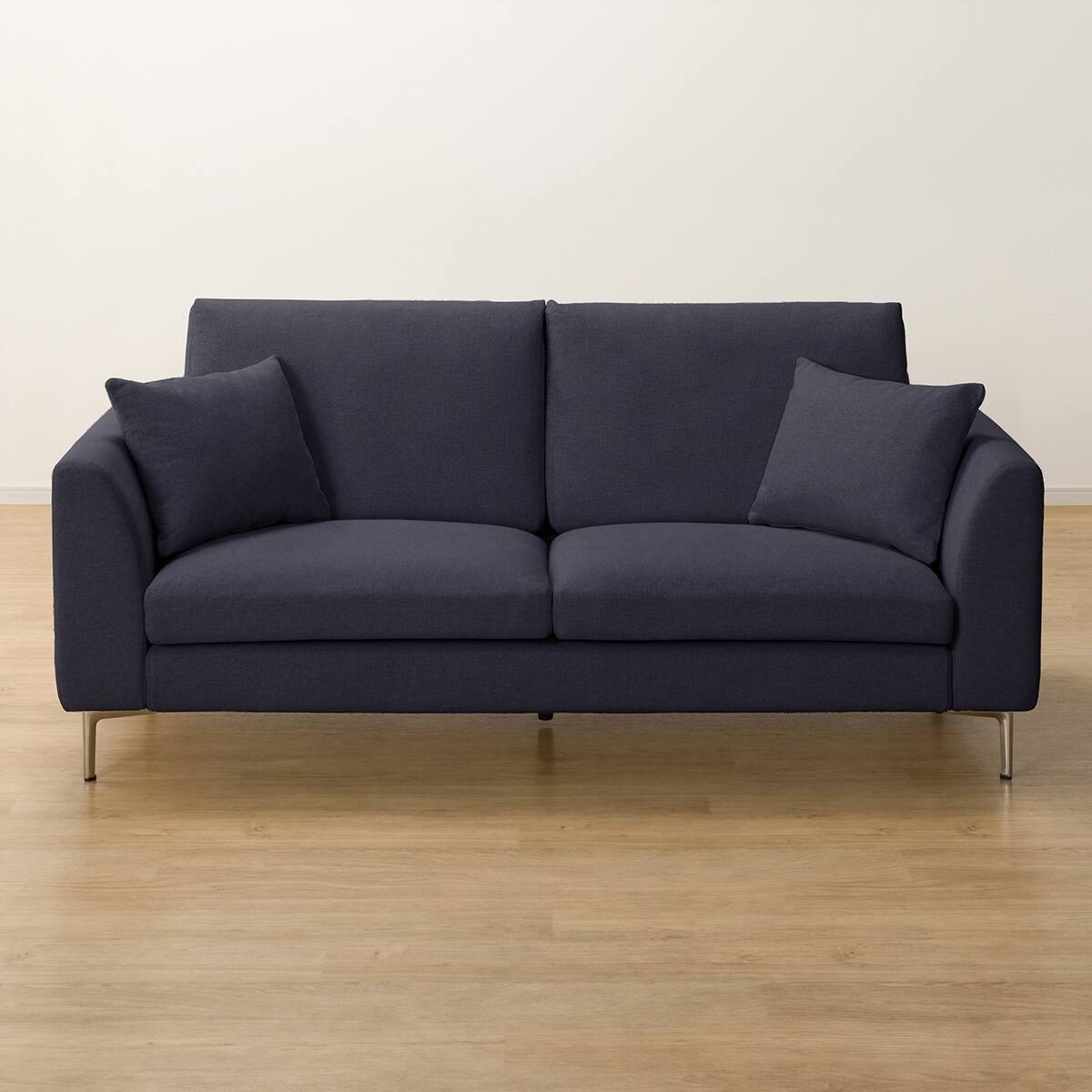 3人掛けカスタマイズソファ 布張りタイプ (MS02 ふつう ミドル肘 ハイ