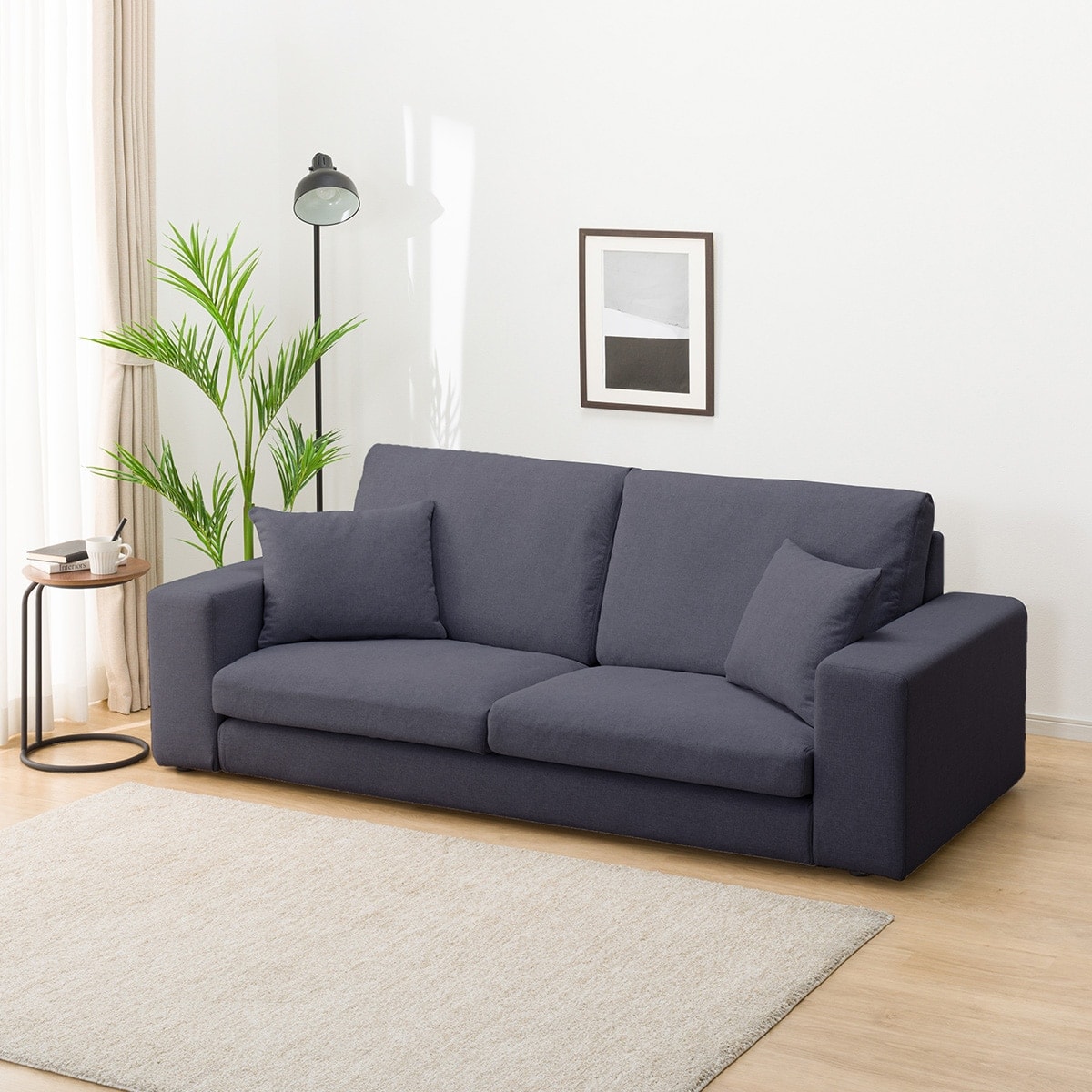 3人掛けカスタマイズソファ 布張りタイプ (ミディアムタイプ/ロー