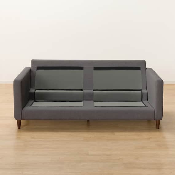 傷・汚れに強い 3人掛けカスタマイズソファ 布張りタイプ (MS02 ふつう スリム肘 標準タイプ/木製脚MBR Nシールド MGY) 10枚目画像