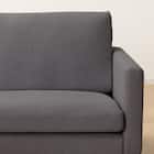 傷・汚れに強い 3人掛けカスタマイズソファ 布張りタイプ (MS02 ふつう スリム肘 標準タイプ/木製脚MBR Nシールド MGY) 13枚目画像