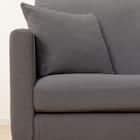 傷・汚れに強い 3人掛けカスタマイズソファ 布張りタイプ (MS02 ふつう スリム肘 標準タイプ/木製脚MBR Nシールド MGY) 16枚目画像