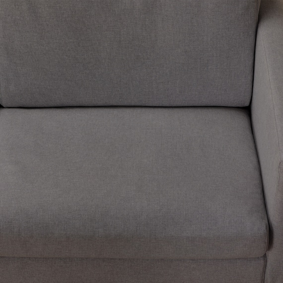 傷・汚れに強い 3人掛けカスタマイズソファ 布張りタイプ (MS02 ふつう スリム肘 標準タイプ/木製脚MBR Nシールド MGY) 18枚目画像