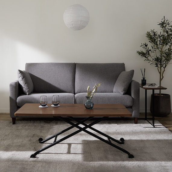 傷・汚れに強い 3人掛けカスタマイズソファ 布張りタイプ (MS02 ふつう スリム肘 標準タイプ/木製脚MBR Nシールド MGY) 28枚目画像