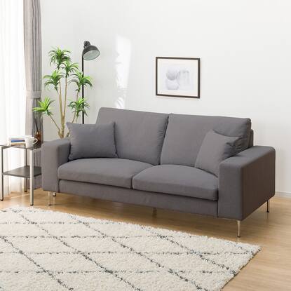 カスタマイズ3人用ファブリックソファ(ワイド肘 MS02)通販 | ニトリ  