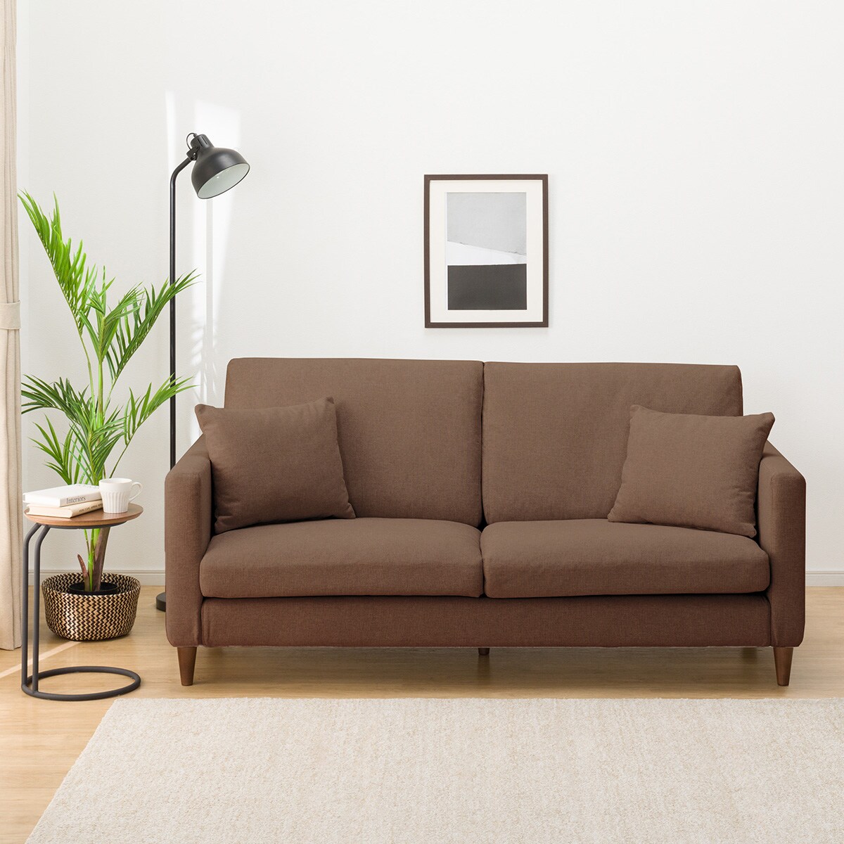 3人掛けカスタマイズソファ 布張りタイプ (ソフトタイプ/標準タイプ