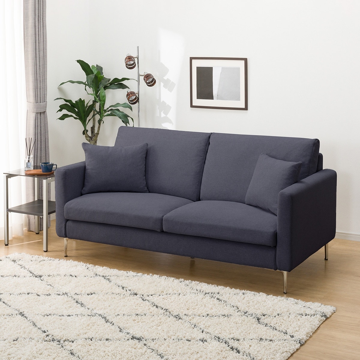 3人掛けカスタマイズソファ 布張りタイプ (ソフトタイプ/ハイタイプ