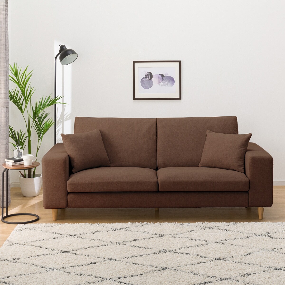 3人掛けカスタマイズソファ 布張りタイプ (ハードタイプ/標準タイプ