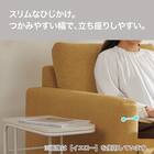 2人掛けカスタマイズソファ 布張りタイプ (MS02 ふつう スリム肘 ハイタイプ/スチール脚SL MGY) 3枚目画像