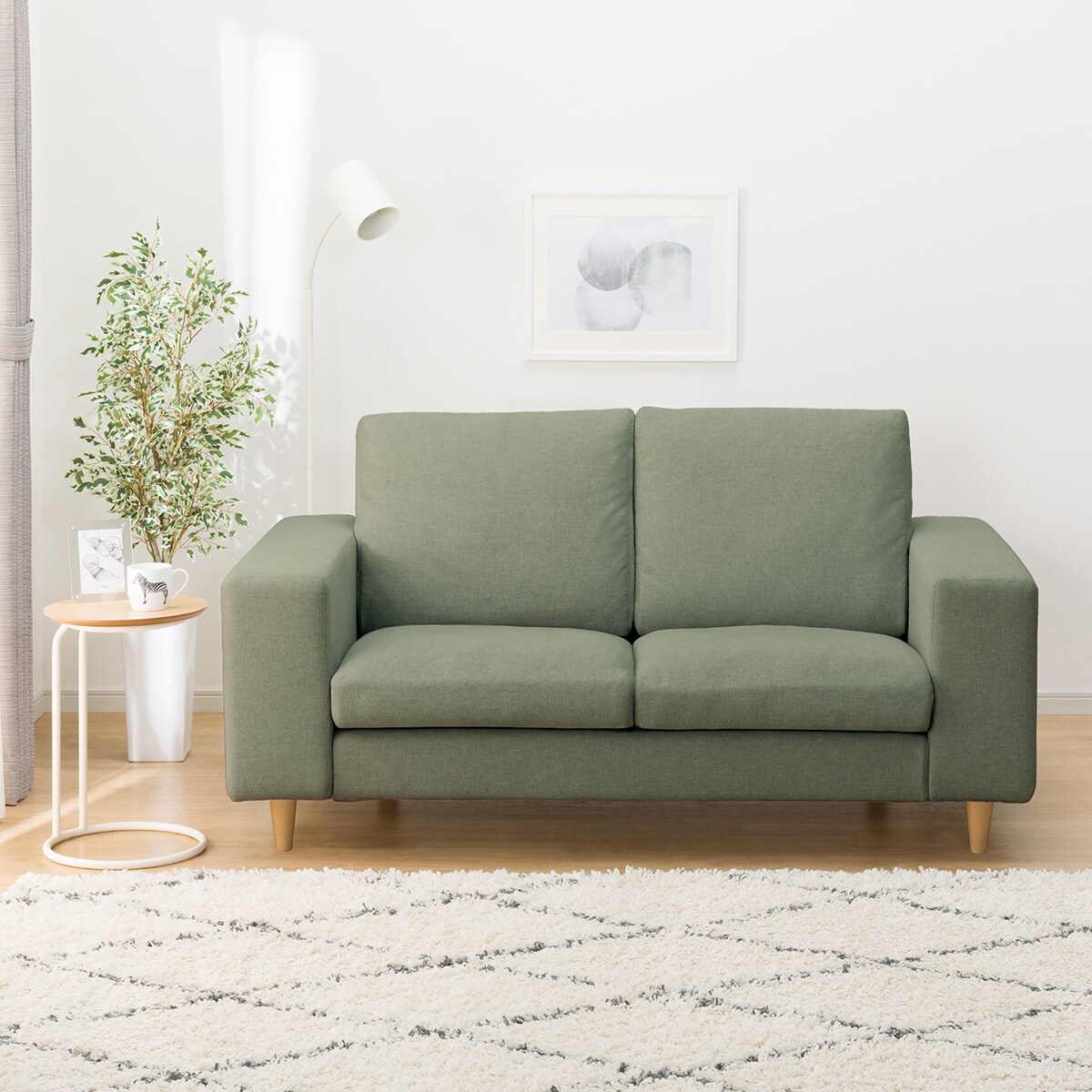 ニトリ　マイス　2人掛け　中古 2人掛けカスタマイズソファ 布張りタイプ (ソフトタイプ/標準タイプ