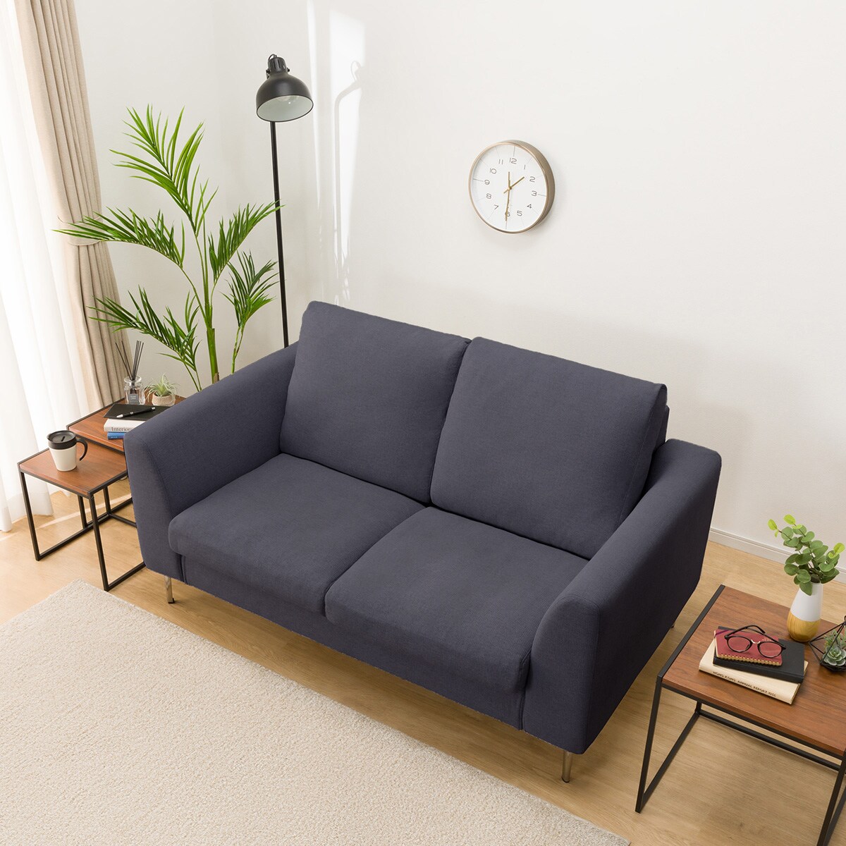 2人掛けカスタマイズソファ 布張りタイプ (ソフトタイプ/ハイタイプ