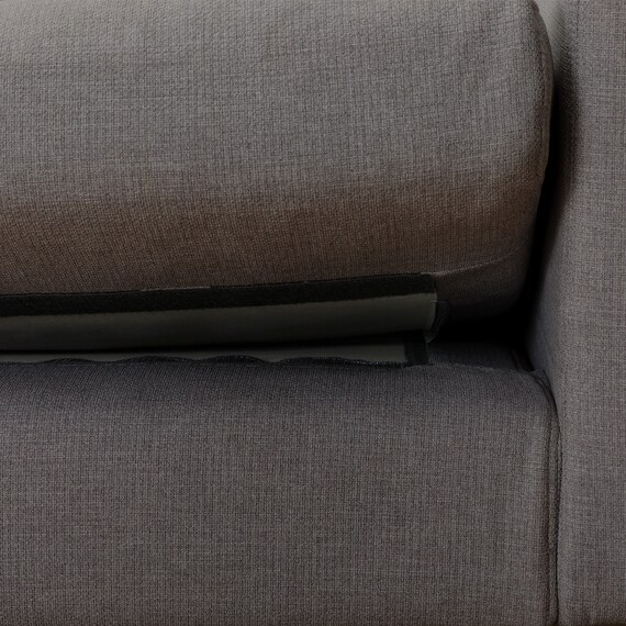 2人掛けカスタマイズソファ 布張りタイプ (MS02 かため ワイド肘 ロータイプ/プラスチック脚BK MGY) 17枚目画像