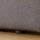 2人掛けカスタマイズソファ 布張りタイプ (MS02 かため ワイド肘 ロータイプ/プラスチック脚BK MGY) 18枚目画像