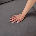 2人掛けカスタマイズソファ 布張りタイプ (MS02 かため ワイド肘 ロータイプ/プラスチック脚BK MGY) 20枚目画像