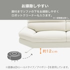 3人掛けソファ 本革(一部合成皮革)タイプ (FR03 BK) 5枚目画像