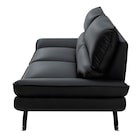 3人掛けソファ 本革(一部合成皮革)タイプ (FR03 BK) 9枚目画像