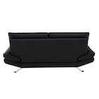 3人掛けソファ 本革(一部合成皮革)タイプ (FR03 BK) 10枚目画像