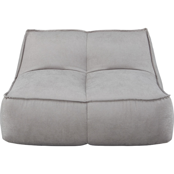 2人掛けビーズソファ 布張りタイプ (CP01 GY) 4枚目画像