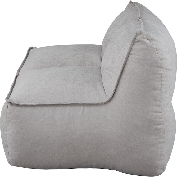 2人掛けビーズソファ 布張りタイプ (CP01 GY) 5枚目画像