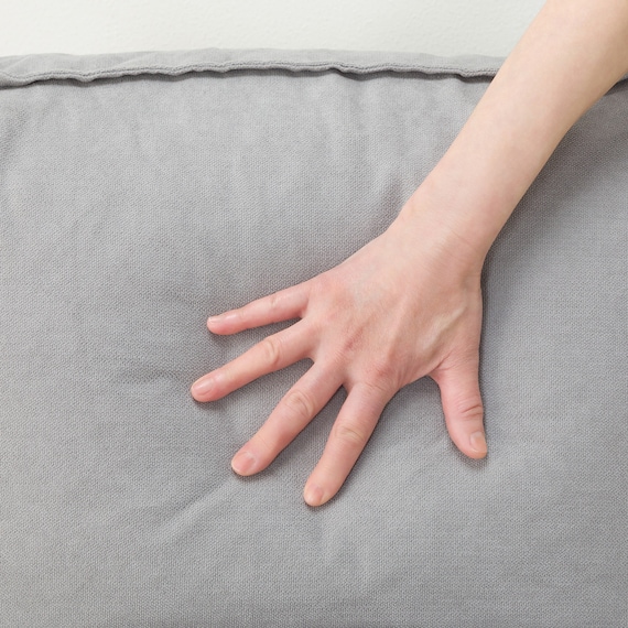 2人掛けビーズソファ 布張りタイプ (CP01 GY) 7枚目画像