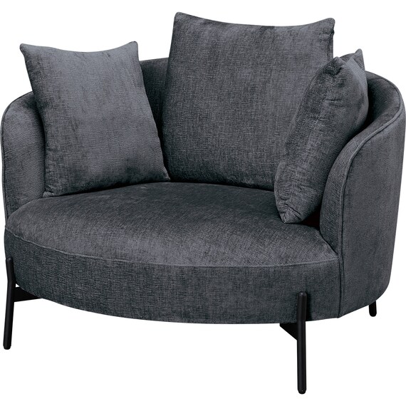 パーソナルチェア 布張りタイプ(SV04DGY) 1枚目画像