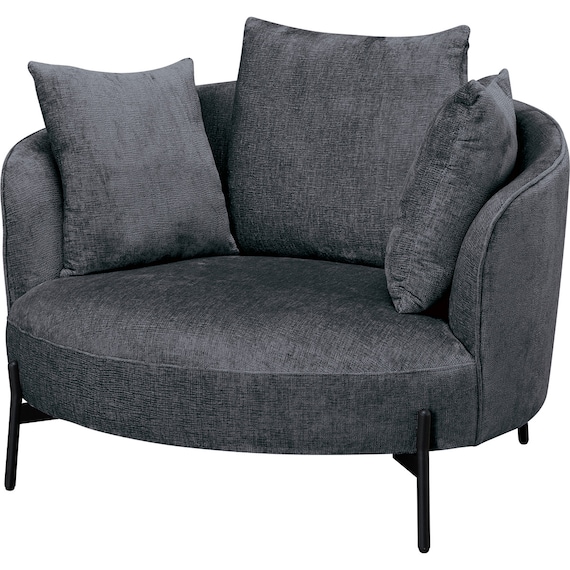 パーソナルチェア 布張りタイプ(SV04DGY) 1枚目画像