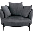 パーソナルチェア 布張りタイプ(SV04DGY) 2枚目画像