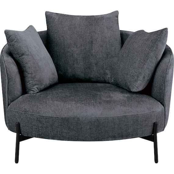 パーソナルチェア 布張りタイプ(SV04DGY) 2枚目画像