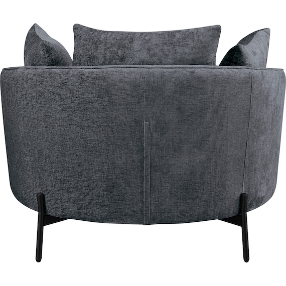 パーソナルチェア 布張りタイプ(SV04DGY) 4枚目画像