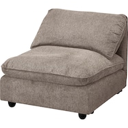 1人掛けアームレスソファ 布張りタイプ(MK04ー2)