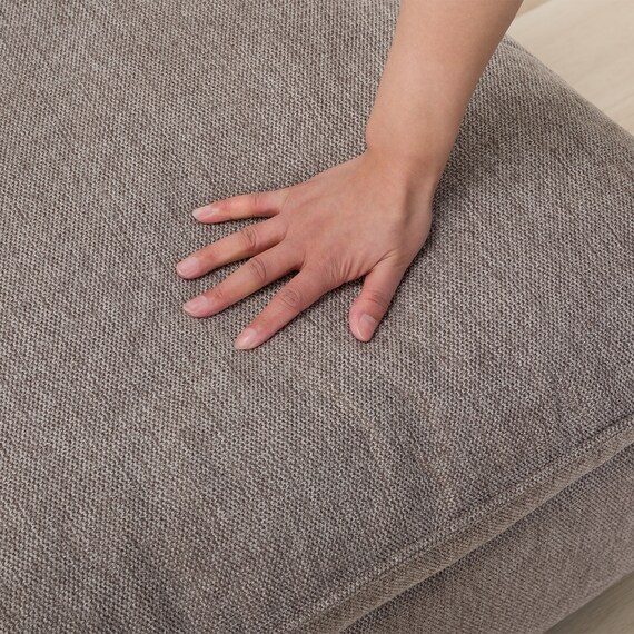 1人掛けアームレスソファ 布張りタイプ(MK04ｰ2 BE) 7枚目画像