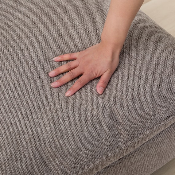 1人掛けアームレスソファ 布張りタイプ(MK04ー2 BE) 7枚目画像