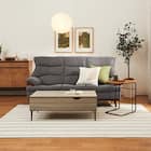 3人掛けソファ 布張りタイプ (PD02-2 GY) 16枚目画像