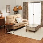 傷・汚れに強い 3人掛けソファ 合皮タイプ(PD02-2 Nシールド BE) 23枚目画像