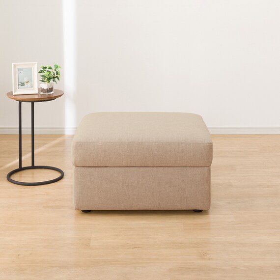 収納スツール 布張りタイプ (BS Nポケット AQ-BE) 4枚目画像