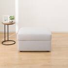 収納スツール 布張りタイプ (BS Nポケット Nシールド-LGY) 5枚目画像