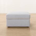 収納スツール 布張りタイプ (BS Nポケット Nシールド-LGY) 7枚目画像