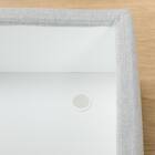 収納スツール 布張りタイプ (BS Nポケット Nシールド-LGY) 9枚目画像