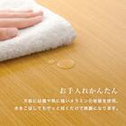 両面引き出し付き 楕円形センターテーブル (幅110cm BR) 8枚目画像