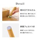 両面引き出し付き 楕円形センターテーブル (幅110cm BR) 11枚目画像