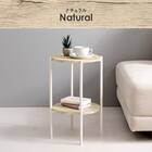 棚付き円形サイドテーブル (LST NA) 2枚目画像