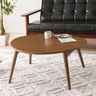 おにぎり型折りたたみテーブル (BR) 1枚目画像