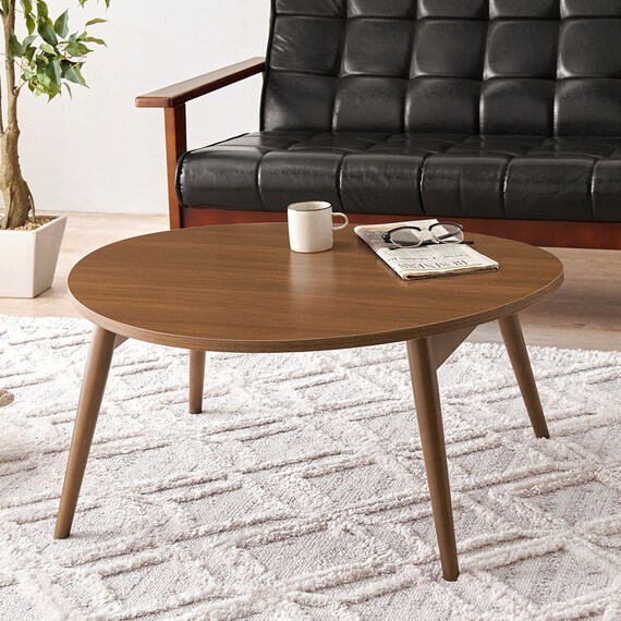 おにぎり型折りたたみテーブル (BR) 1枚目画像